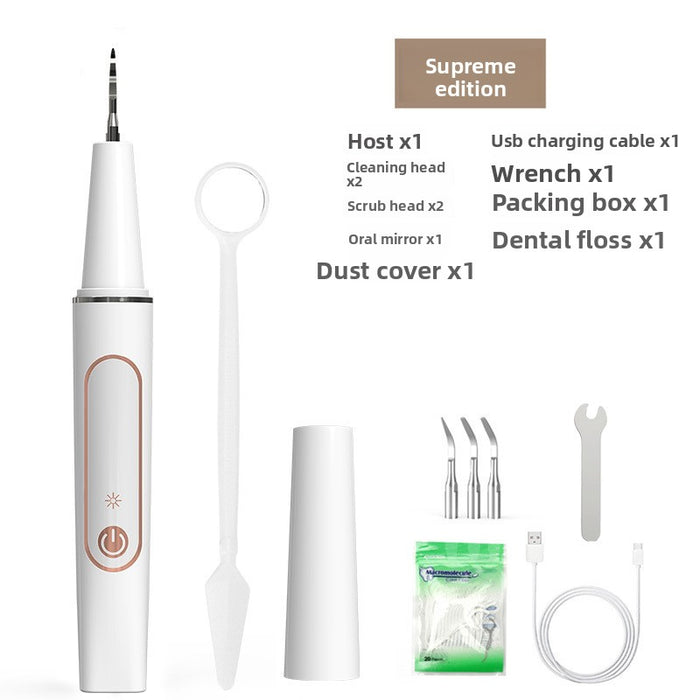 The complete kit contents including dental floss