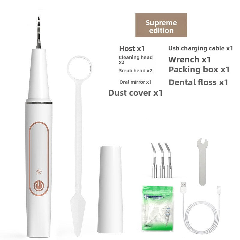 Helpfect Ultrasonic Electric Tooth Cleaner with LED Light