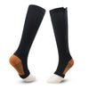 Compression Socks with Zipper – Easy-On Over-the-Knee Support for Men & Women