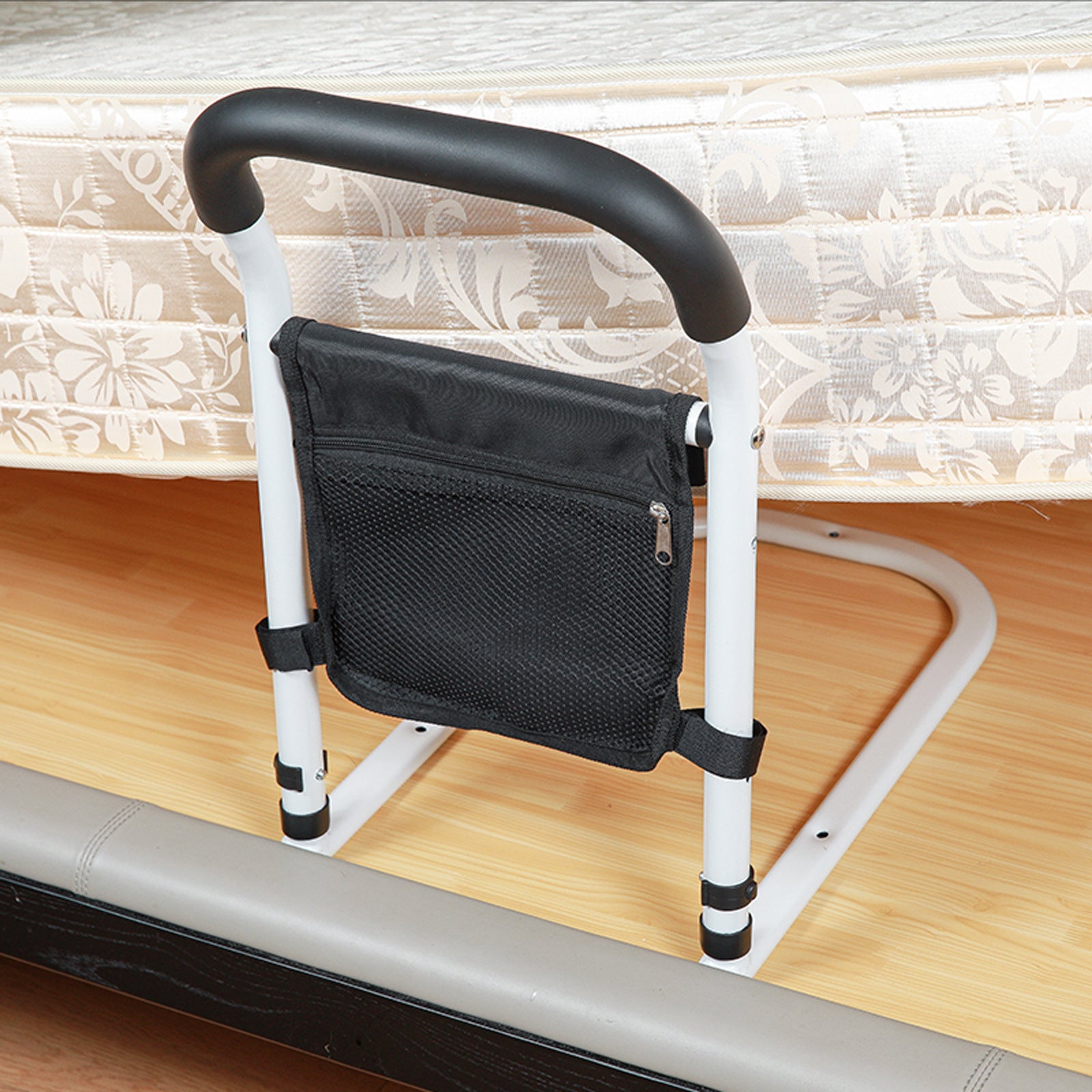 Bed Lever, Getting-Up Aid & Safety Handrail –Support Rail with Optional LED & Alarm