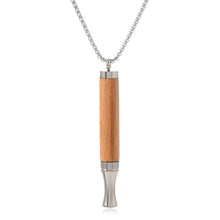 Maple Resistance Necklace — light golden body with steel chain and mouthpiece