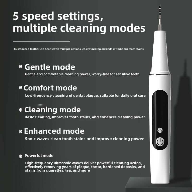 Helpfect Ultrasonic Electric Tooth Cleaner with LED Light