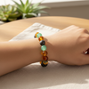 Natural Stone Beaded Bracelet, Anti Smoking,  Anxiety Relief — Retro Elegant Unisex Jewellery