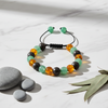 Natural Stone Beaded Bracelet, Anti Smoking,  Anxiety Relief — Retro Elegant Unisex Jewellery
